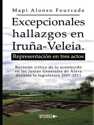 cover image of Excepcionales hallazgos en Iruña-Veleia. Representación en tres actos